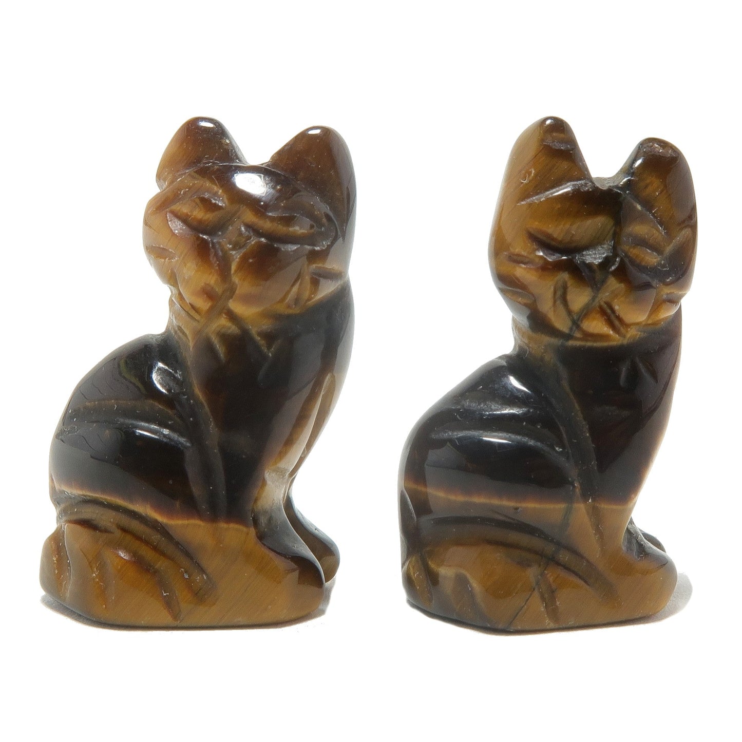 Tigers Eye Cat 1" Miniature Animal I'm All Confidence