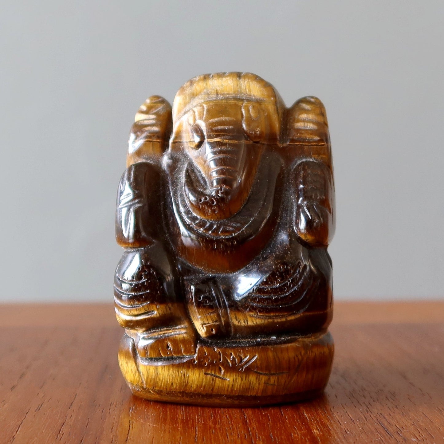 Tigers Eye Ganesh Hindu Elephant Business Success