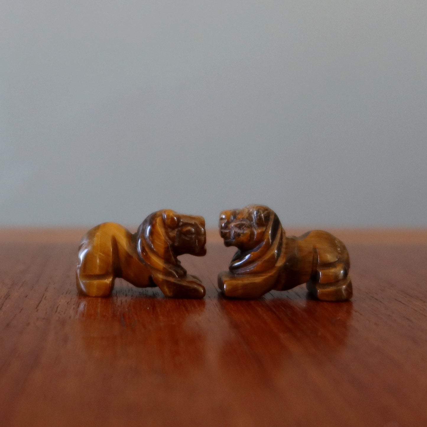 Tigers Eye Lion 1" Miniature Animal Your Royal Majesty