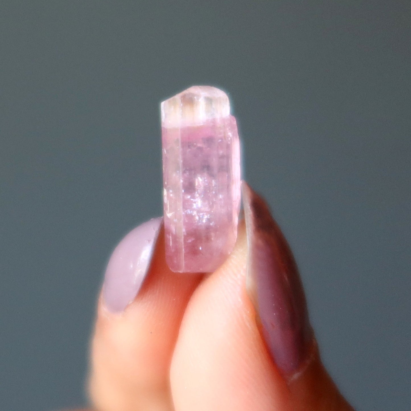 Pink Tourmaline Raw Crystal Free-Loving Gemstone