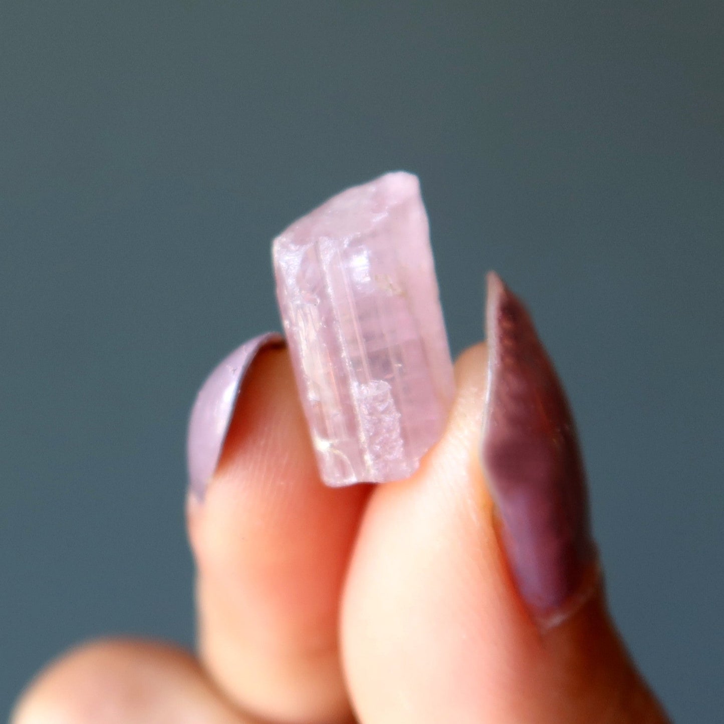 Pink Tourmaline Raw Crystal Free-Loving Gemstone