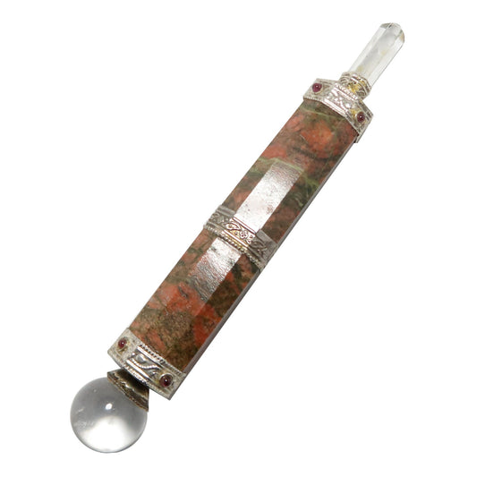 Unakite Aura Wand Crystal Healing Creation Energy